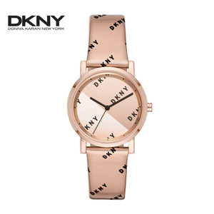 NY2804 DKNY 도나카란뉴욕 여성용 쿼츠 가죽시계