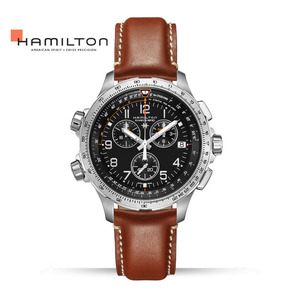H77912535 해밀턴 HAMILTON X-WIND GMT 쿼츠 가죽시계