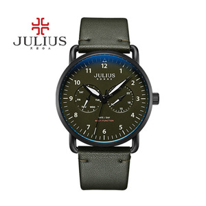 JAH120A 쥴리어스 JULIUS 크로노 남성용 가죽시계